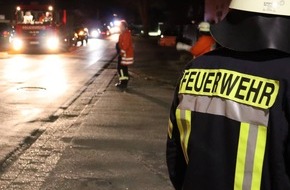 Freiwillige Feuerwehr Gemeinde Schiffdorf: FFW Schiffdorf: Gartenabfälle brennen in Wehdel.