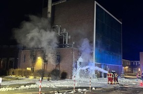 Feuerwehr Düren: FW Düren: Brand im Kesselhaus