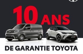 Toyota AG: Toyota lance une garantie de 10 ans / Avec Toyota Relax, le constructeur japonais souligne sa fiabilité éprouvée