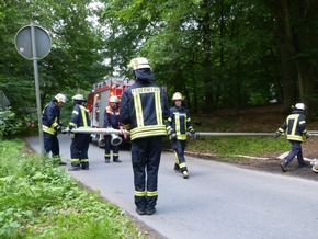 FW-AR: Große Übung des Basislöschzugs 1