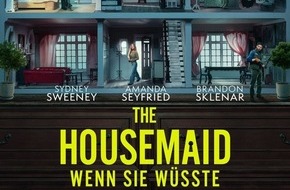 LEONINE Studios: Der Bestseller wird zum Leinwandhit / THE HOUSEMAID - WENN SIE W&Uuml;SSTE / Top-Einstieg in die deutschen Kino-Charts!