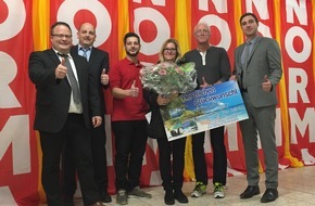 NORMA: NORMA: Grillgenießer gewinnen tolle Fernreisen / Discounter aus Nürnberg bringt glückliche Kunden direkt zu Traumzielen (FOTO)