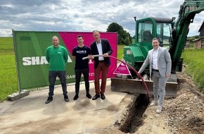 Deutsche Telekom AG: Roggenburg: Bürgermeister Mathias Stölzle besucht Glasfaser-Baustelle der Telekom