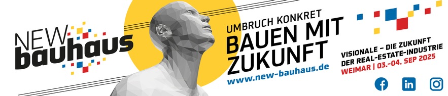 Messe Erfurt: NEW bauhaus startet mit VISIONALE im September 2025