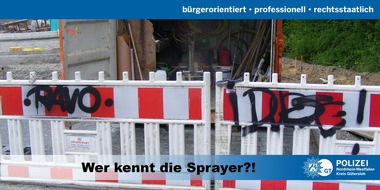 Polizei Gütersloh: POL-GT: Graffiti-Sprayer unterwegs - Zeugen gesucht