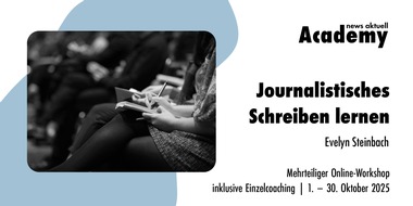 news aktuell Academy: Journalistisches Schreiben lernen / Mehrteiliger Online-Workshop der news aktuell Academy