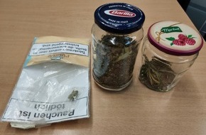 Bundespolizeiinspektion Flensburg: BPOL-FL: FL - Marihuana im Marmeladenglas