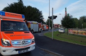 Freiwillige Feuerwehr Menden: FW Menden: Verkehrsunfall - Zwei PKW kollidieren im Kreuzungsbereich