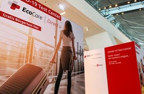Ecolog: HealthCare Anbieter EcoCare eröffnet Corona Testzentrum im Flughafen Stuttgart