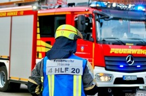 Freiwillige Feuerwehr Hünxe: FW Hünxe: Feuerwehreinsatz durch automatischen Smartphone-Notruf