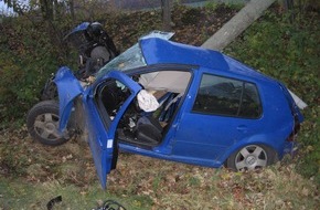Polizeiinspektion Hildesheim: POL-HI: Schwerer Verkehrsunfall zwischen Lamspringe und Gehrenrode