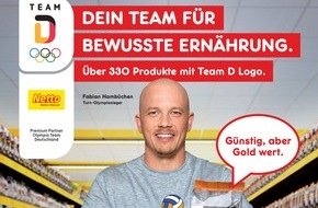 Netto Marken-Discount Stiftung & Co. KG: Partnerschaft mit Team Deutschland / Starkes Team: Fabian Hambüchen und Netto-Produktbande machen Lust auf Olympische Spiele