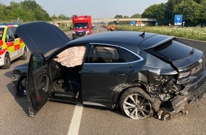 Polizeipräsidium Schwaben Nord: POL Schwaben Nord: Betrunken Unfall und hohen Schaden verursacht