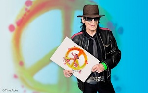 UNICEF Deutschland: Udo Lindenberg präsentiert neue Peace-Weihnachtsgrußkarte für UNICEF