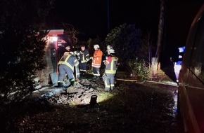 Freiwillige Feuerwehr Gemeinde Schiffdorf: FFW Schiffdorf: Anhaltender Regen sorgt für Einsätze im Gemeindegebiet Schiffdorf