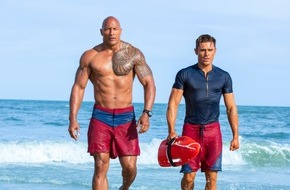 ProSieben: Zu Ostern ans Meer! In der Free-TV-Premiere "Baywatch" macht Dwayne "The Rock" Johnson auf ProSieben den Strand sicher