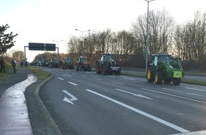 Polizeiinspektion Schwerin: POL-SN: Traktorendemo verlief störungsfrei