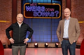 ARD Das Erste: Das Erste: Witzige Wetterfrösche - Karsten Schwanke und Sven Plöger bei "Wer weiß denn sowas?"