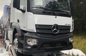 Polizeidirektion Landau: POL-PDLD: Büchelberg - Lkw-Transporter in Brand geraten
