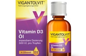 Procter & Gamble GmbH: Vigantolvit - Jetzt in neuer Darreichungsform Vitamin D3 Öl