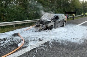 Verkehrsdirektion Koblenz: POL-VDKO: Abschlussmeldung zu PKW Brand auf der A48