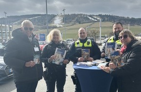 Polizei Korbach: POL-KB: Willingen - Infostand zum Thema "Straftaten zum Nachteil &auml;lterer Menschen" wird gut angenommen.
