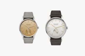NOMOS Glashütte/SA Roland Schwertner KG: Watches for the season: Orion 33 gold and Orion 38 silver