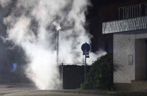 Kreispolizeibehörde Viersen: POL-VIE: Brüggen: Mülltonnenbrand in Brüggen - Kripo sucht Zeugen