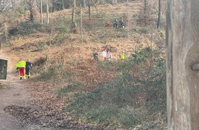 Freiwillige Feuerwehr Kranenburg: FW Kranenburg: Mountainbiker schwer verletzt im Reichswald