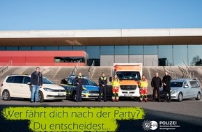 Polizeipräsidium Recklinghausen: POL-RE: Kreis Recklinghausen/ Bottrop: Wer fährt dich nach der Party? Präventionskampagne der Recklinghäuser Polizei an Berufskollegs