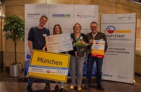 Engagement Global gGmbH: Einladung zur Preisverleihung am 29. Oktober 2025 in München: Kommunen im Wettbewerb um den Titel „Hauptstadt des Fairen Handels“