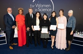 L'ORÉAL Austria, Germany, Switzerland: "For Women in Science" 2025: Vier Wissenschaftlerinnen für exzellente Forschung ausgezeichnet