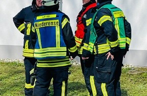 Feuerwehr Ense: FW Ense: Rauchentwicklung in der Zwischendecke eines Supermarktes