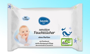 Kaufland: Öko-Test bewertet bevola sensitive Baby-Feuchttücher von Kaufland mit "sehr gut"