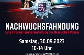 Wiesbaden - Polizeipräsidium Westhessen: POL-WI: Nachwuchsfahndung der Einstellungsberatung
