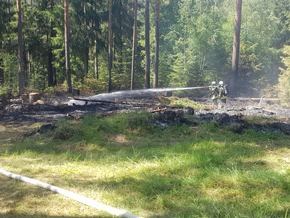 KFV-CW: Ausgedehnter Waldbrand in Bad Wildbad