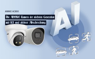 ANNKE Innovation Co., Ltd.: ANNKE stellt die 4K Überwachungskamera der Zukunft vor / Die AC800 überzeugt mit KI, aktiver Abschreckung, Zwei-Wege-Audio und Farbnachtsicht