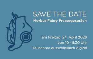 Chiesi GmbH: Save the Date: 24. April 2026 um 10 Uhr - Pressekonferenz Chiesi GmbH