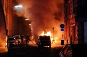 Feuerwehr Frankfurt am Main: FW-F: Nachtrag zur Pressemeldung PKW Brände in Bockenheim