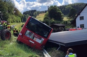 Kreispolizeibehörde Olpe: POL-OE: 74-Jährige durch Busunfall verletzt