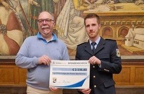 Bundespolizeiinspektion Trier: BPOL-TR: Neujahrskonzert des Bundespolizeiorchesters Hannover - mehr als 2.500 Euro Spendeneinnahmen