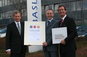 Basler AG: Basler "Ort im Land der Ideen" - Basler für Innovationskraft und Ideenreichtum im Rahmen der bundesweiten Standortinitiative 2006 ausgezeichnet