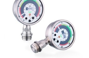 ifm electronic gmbh: Elektronisches Manometer mit LED-Anzeige; Pressemitteilung der ifm electronic gmbh zur Hannover Messe