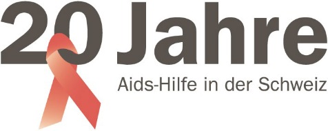Aids-Hilfe Schweiz: 20 Jahre Aids-Hilfe in der Schweiz: Unermüdlicher Einsatz in der Prävention und für die von HIV/Aids betroffenen Menschen.