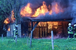 Kreispolizeibehörde Olpe: POL-OE: Scheune brannte lichterloh