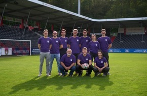 SWR - S&uuml;dwestrundfunk: SWR Serie "Bolzen" um einen Fu&szlig;baller im Karrieretief / Dreharbeiten zur Comedyserie im Kreisliga-Universum in der Region Stuttgart