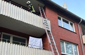 Freiwillige Feuerwehr Aurich: FW-AUR: Rauchmelder-Alarm an Mehrfamilienhaus