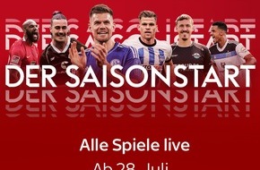 Sky Deutschland: Der HSV gegen Schalke und Düsseldorf gegen Hertha BSC: Sky Sport präsentiert die Topspiele zum Auftakt der 2. Bundesliga live auch in UHD/HDR