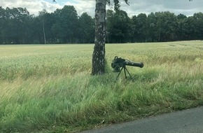 Polizeiinspektion Celle: POL-CE: Becklingen - Übungspanzerfaust an der ehemaligen Bundesstraße 3 sorgt für Irritation