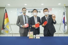 PM-International AG: FitLine offizieller Ausrüster des Koreanischen Tischtennis-Verbands (KTTA)